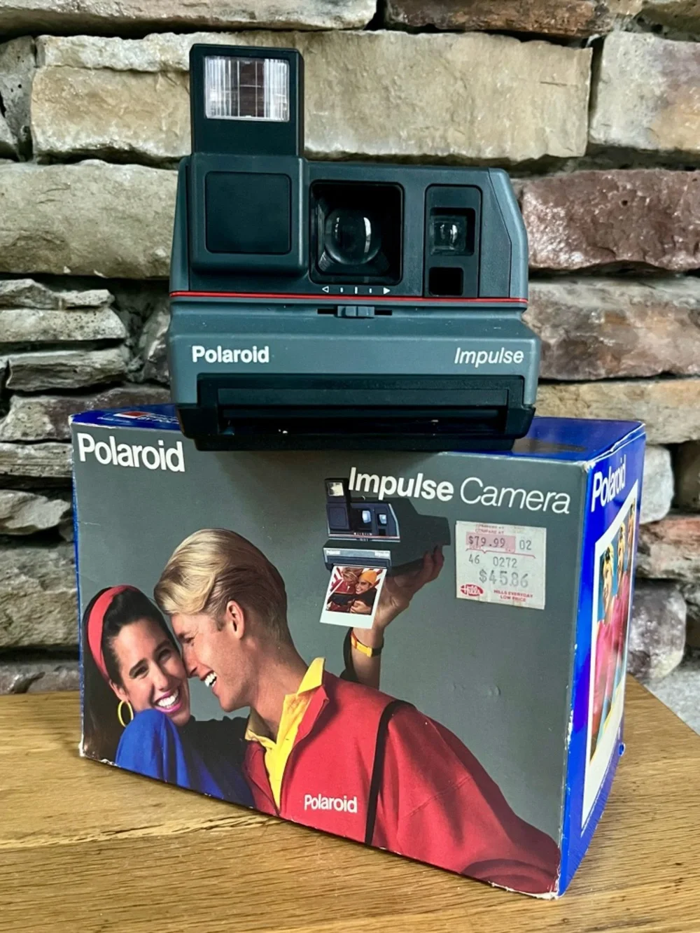 Polaroid Impulse Vintage Instamatic Camera Untested Original Box
